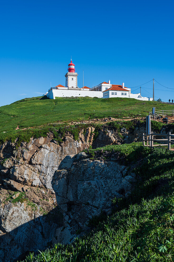 The Cabo da Roca Lighthouse in Portugal