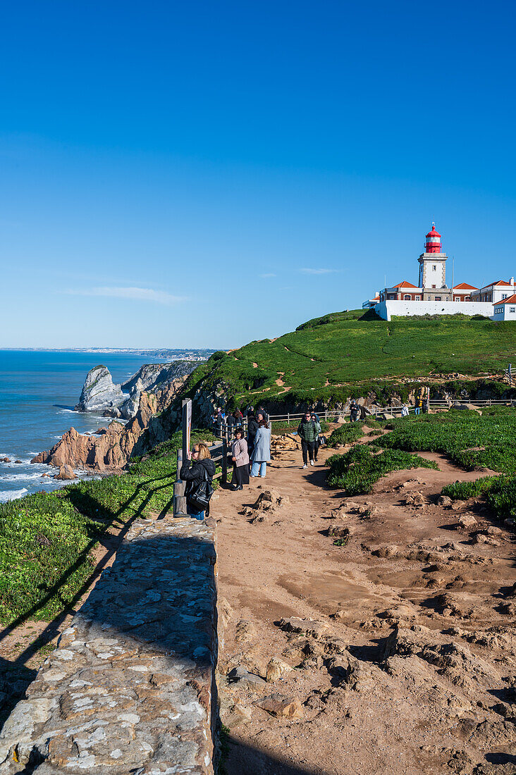 The Cabo da Roca Lighthouse in Portugal