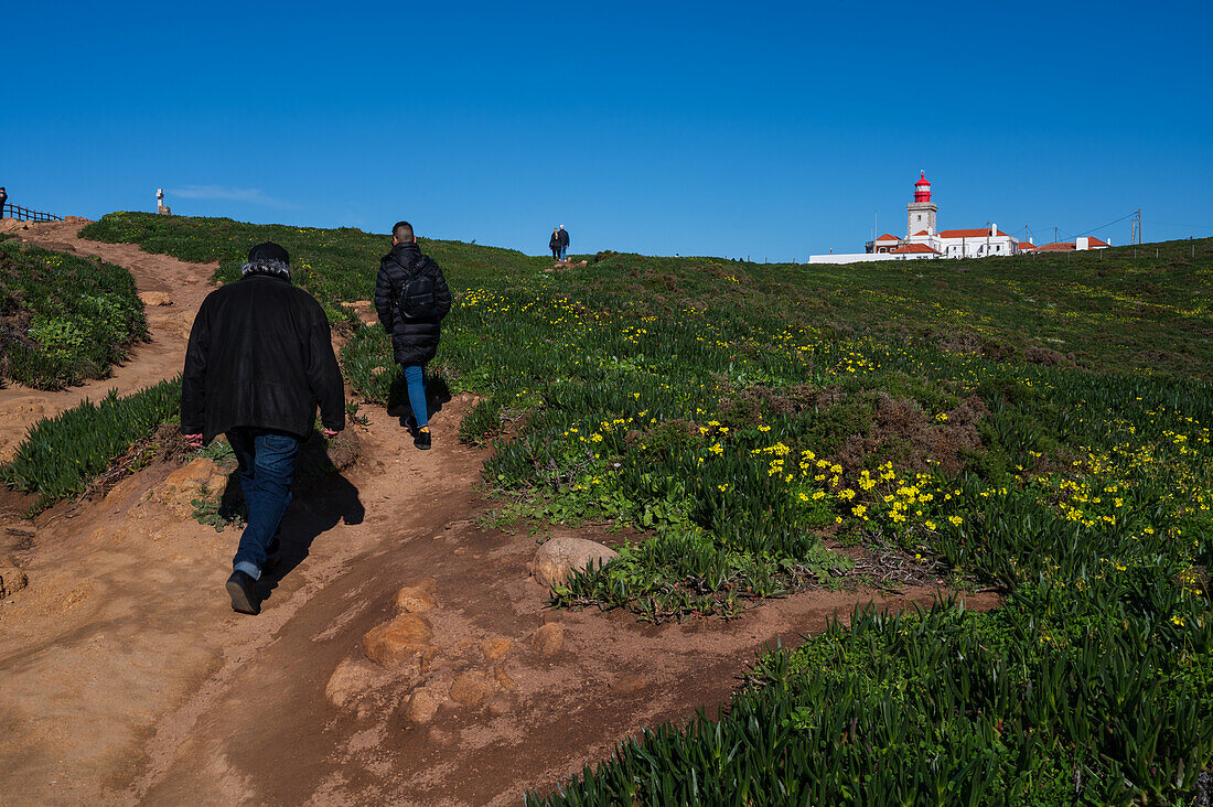 The Cabo da Roca Lighthouse in Portugal