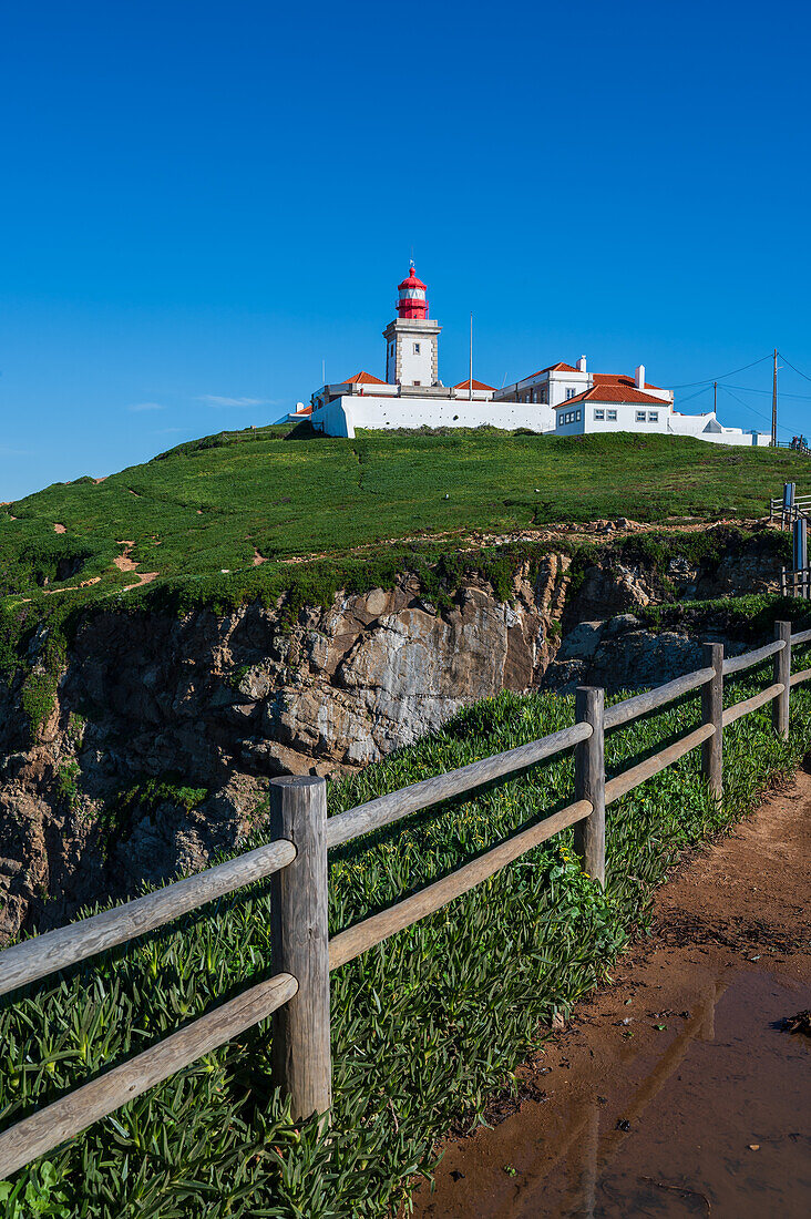 The Cabo da Roca Lighthouse in Portugal