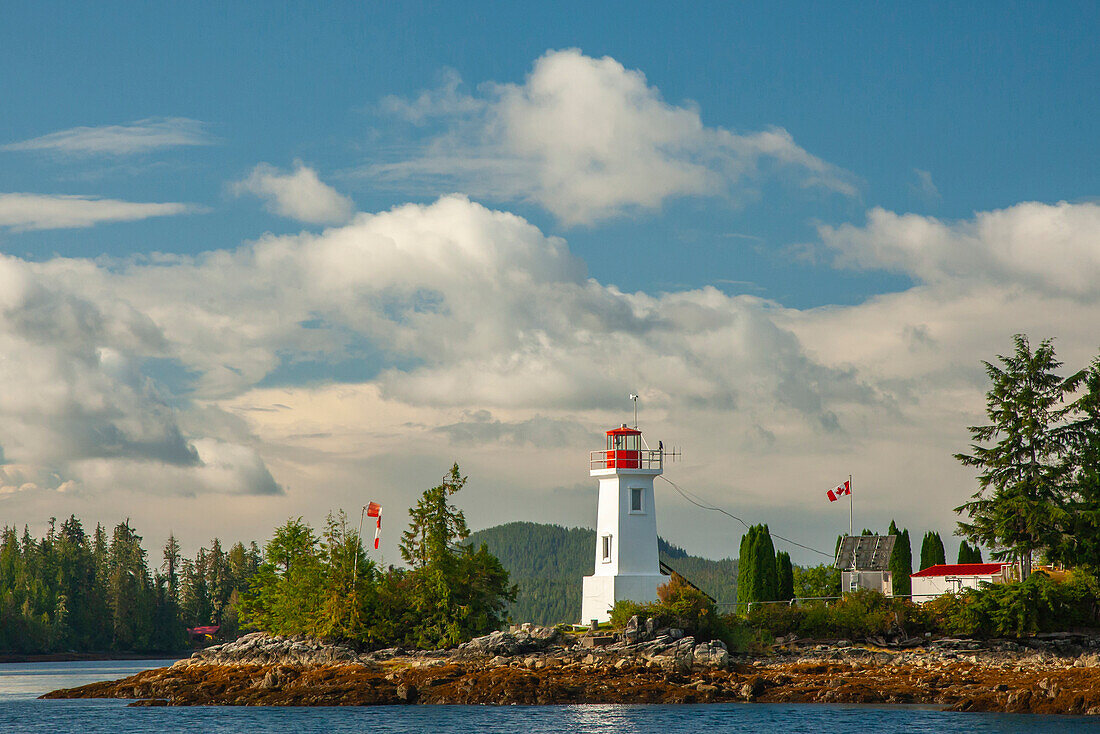 Canada, British Columbia, Inside Passage. Dryad Point Lighthouse.