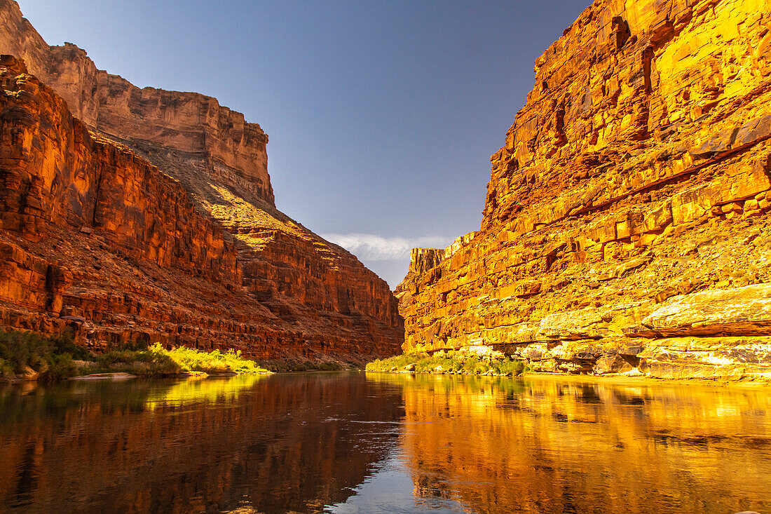 USA, Arizona, Grand-Canyon-Nationalpark. Landschaft mit Colorado River und Marble Canyon.