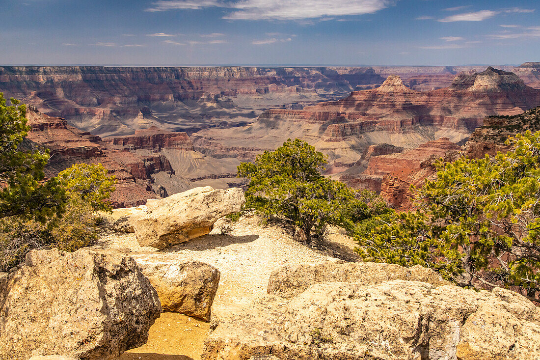 USA, Arizona, Grand Canyon National Park. Landscape from North Rim of Cape Royal.