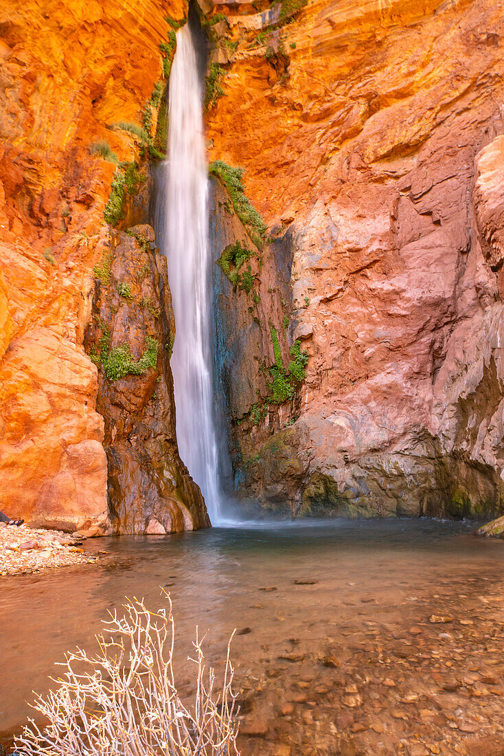 USA, Arizona, Grand Canyon National Park. Deer Creek Falls scenic.