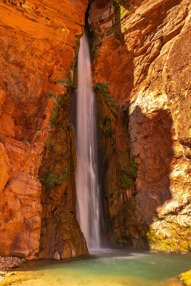 USA, Arizona, Grand Canyon National Park. Deer Creek Falls scenic.