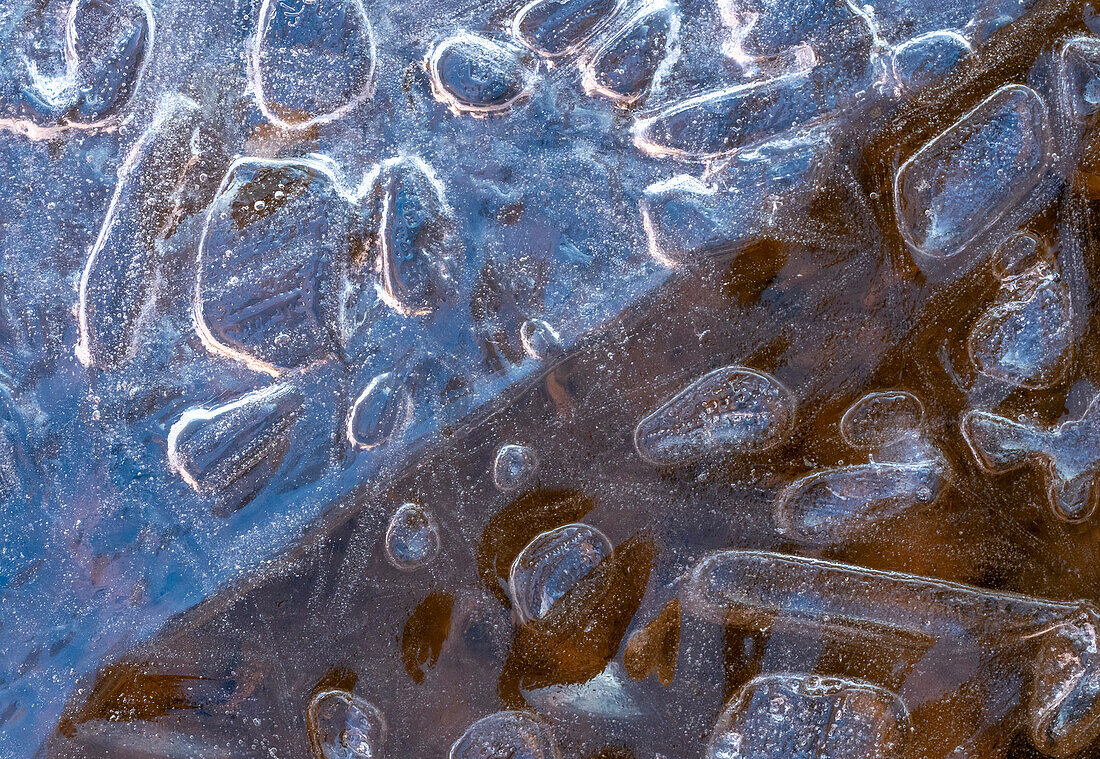 USA, Utah. Ice formations Arches National Park.