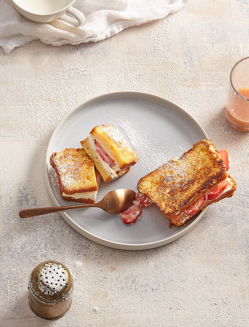 Strawberry French toast