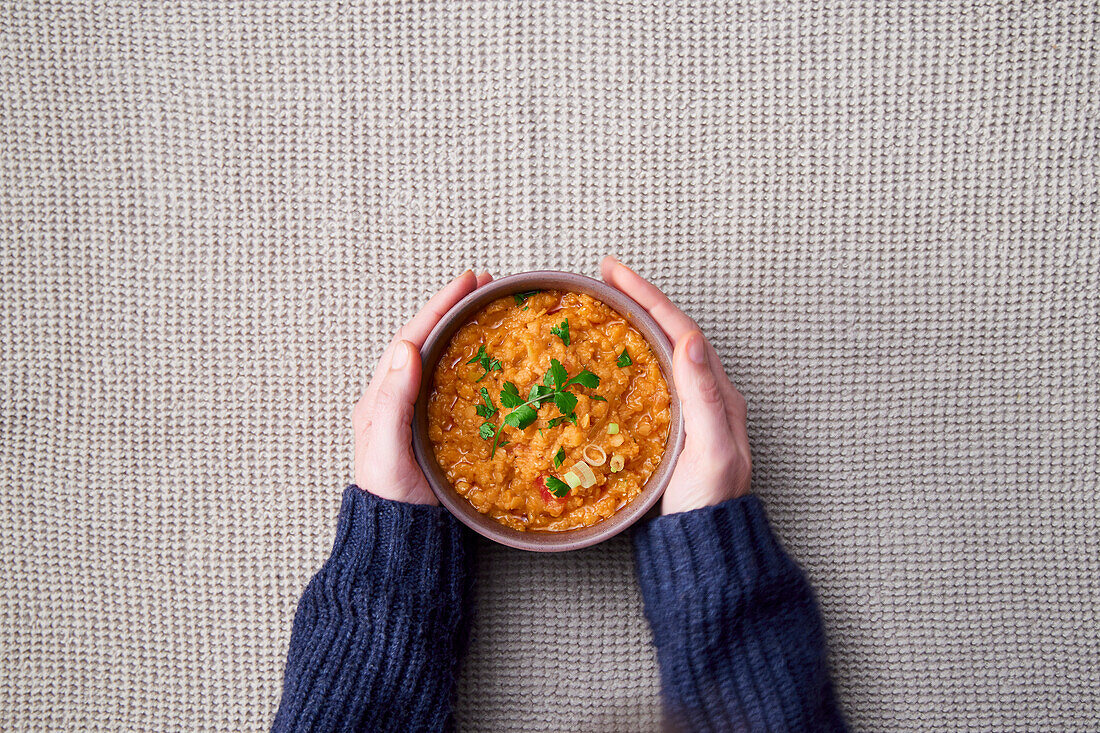 Red lentil soup