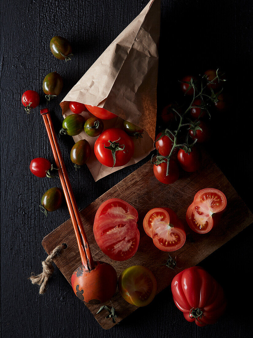 Different types of tomatoes