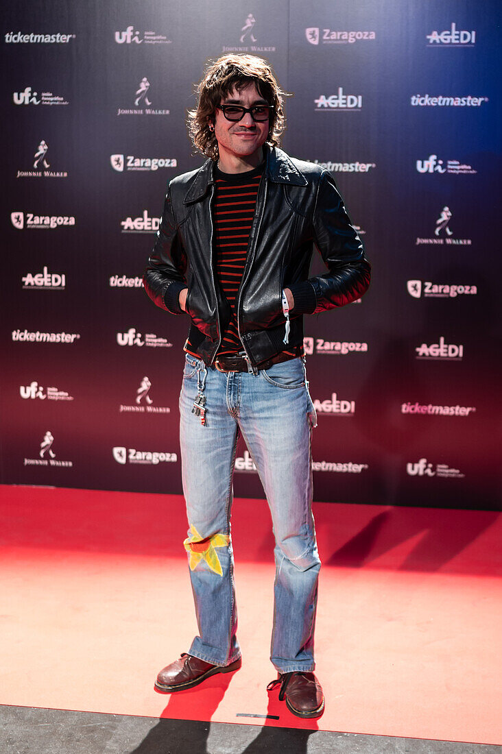 Red carpet at the MIN Independent Music Awards 2024, Zaragoza, Spain