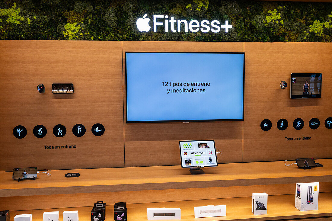 Apple Store in Puerta del Sol, Madrid, Spain