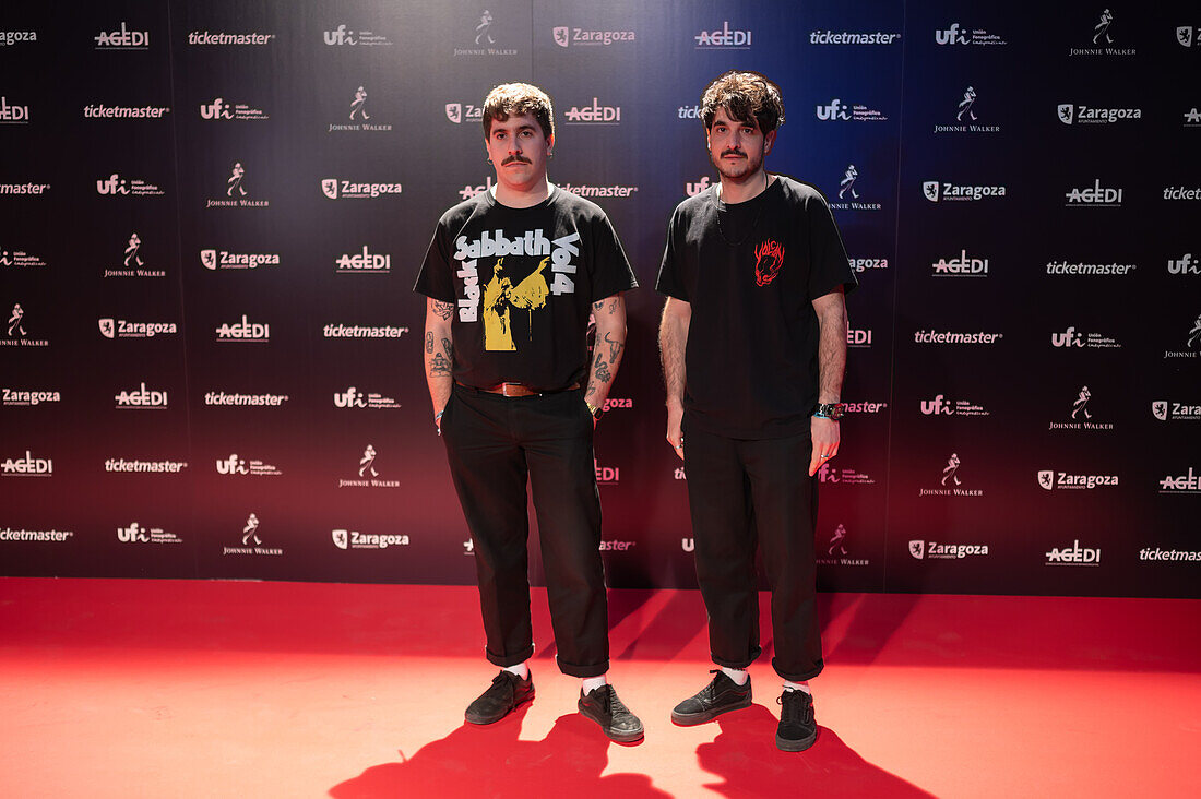 Red carpet at the MIN Independent Music Awards 2024, Zaragoza, Spain