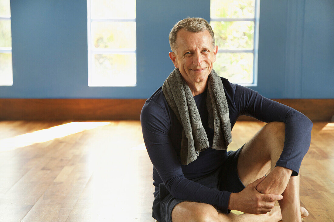 Portrait of Mature Man at Gym