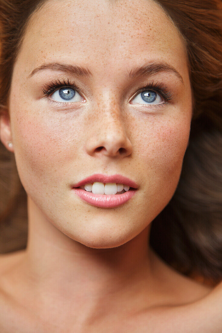 Close up Portrait of Young Woman