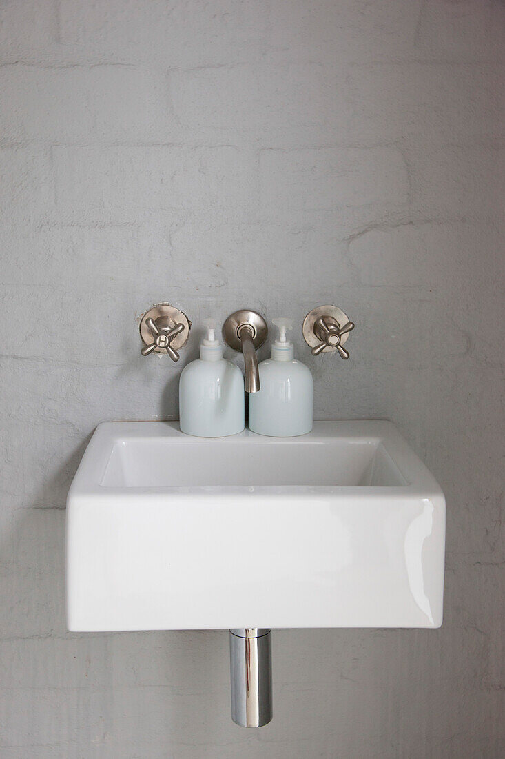 Close-up of Bathroom Sink