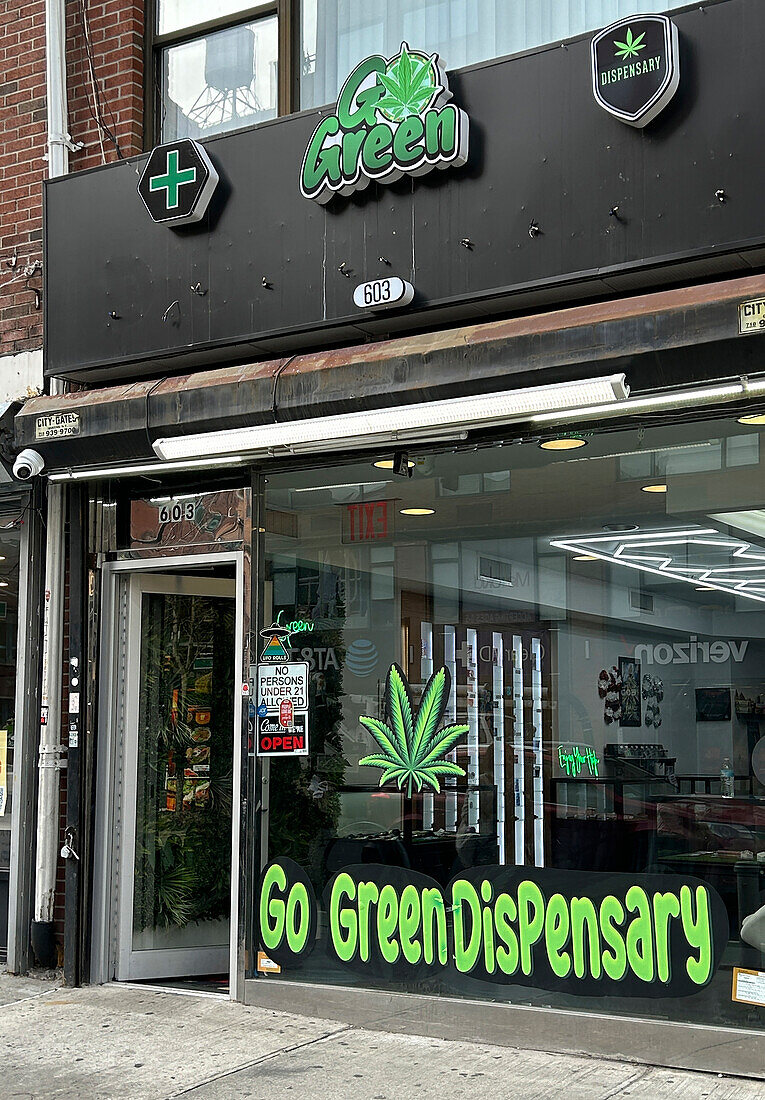 Go Green Cannabis Dispensary, New York City, New York, USA