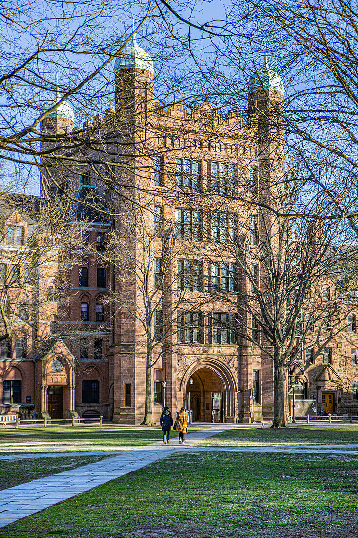 Phelps Hall, exterior view, Yale University, New Haven, Connecticut, USA