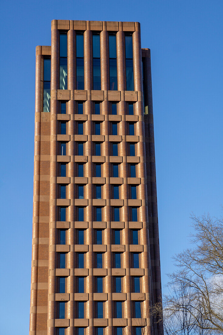 Kline Biology Tower, exterior view, Yale University, New Haven, Connecticut, USA