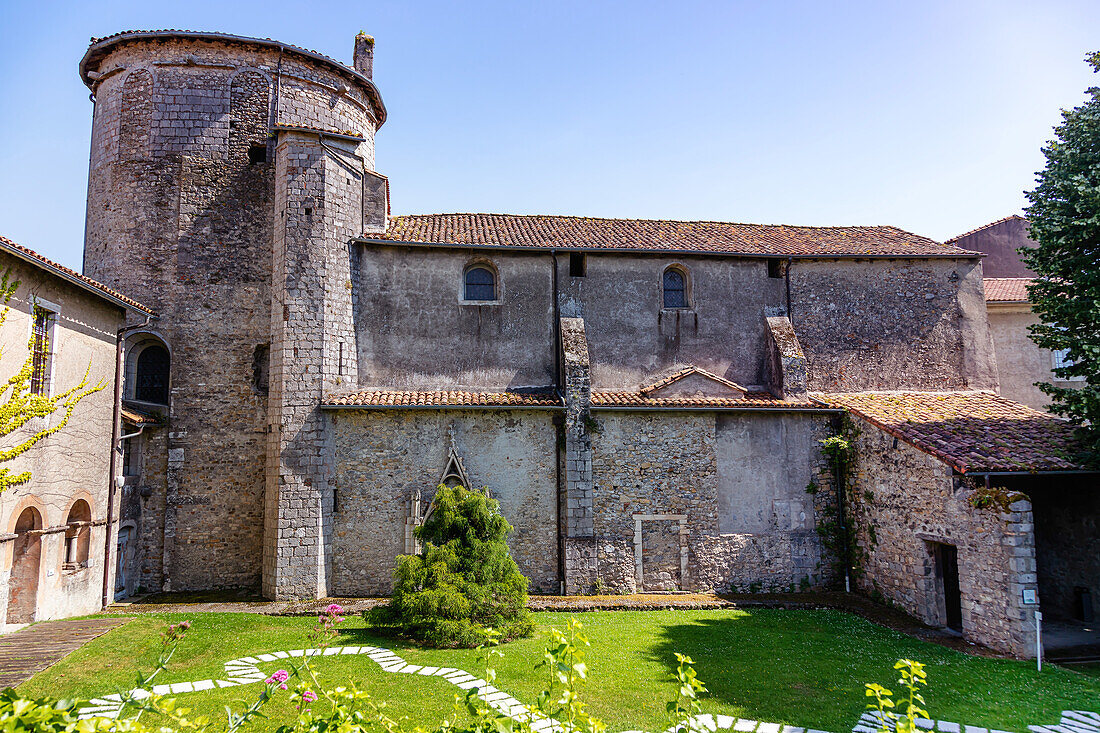 Bishops' Palace and Departmental Museum of Ariege,Saint Lizier,Ariege Department,Pyrenees,Occitanie,France