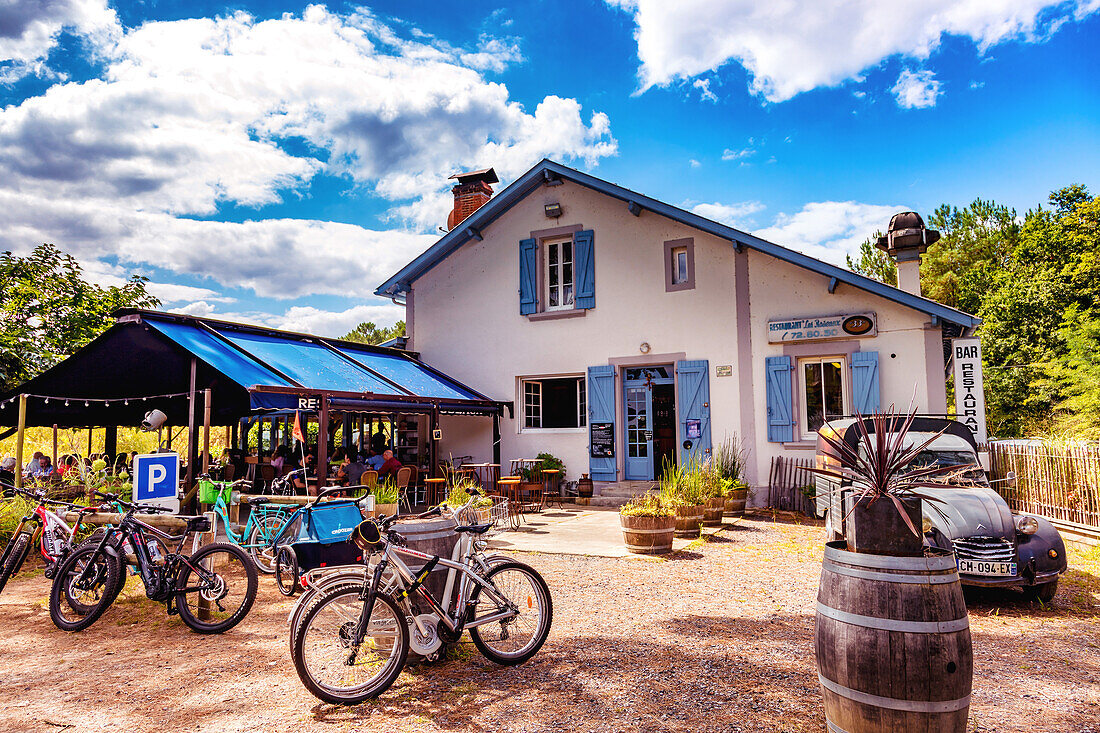 Seignosse,Landes,France - September 06,2019 -  Les Roseaux restaurant