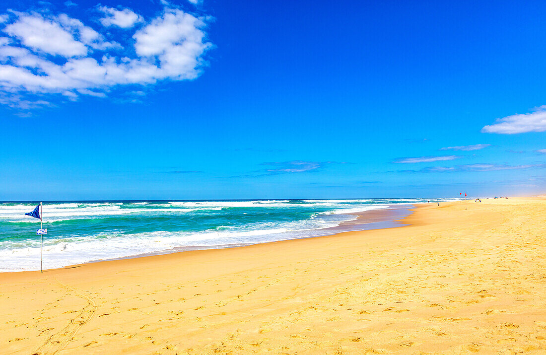 Blick auf den Strand von Seignosse,Landes,Frankreich