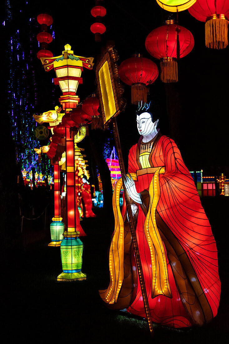 Lantern festival of Gaillac,Tarn,Occitanie,France. Du 01-12-2018 au   06-02-2019 au Château de Foucaud.