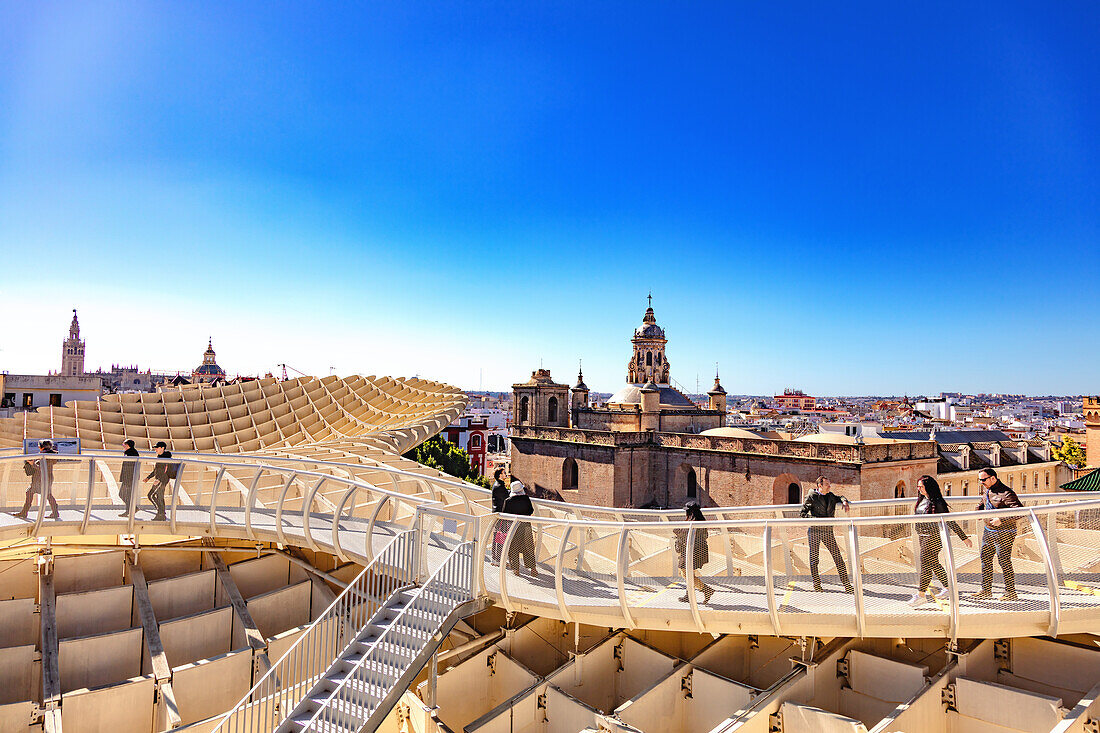 Metropol Parasol of Seville,Andalusia,Spain(arch. Juergen Mayer)