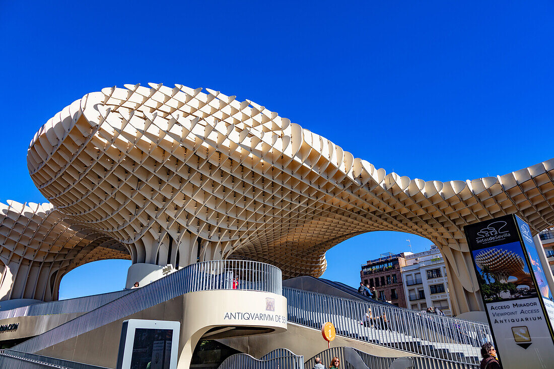 Metropol Parasol von Sevilla,Andalusien,Spanien(arch. Juergen Mayer)