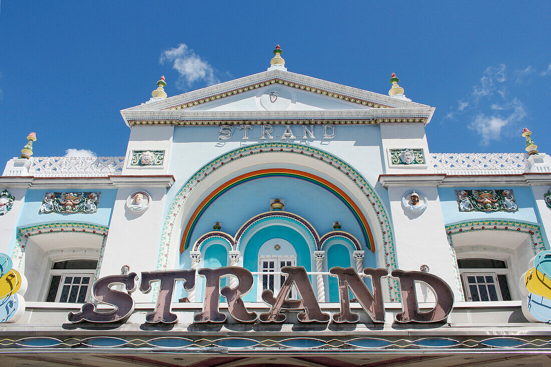 USA. Florida. Die Keys. Key West. Historisches und touristisches Zentrum. Fassade eines Geschäfts.