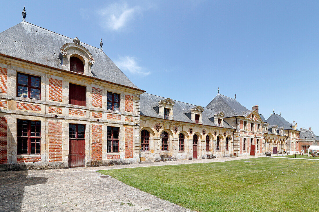 France. Seine et Marne. Vaux le Vicomte. Castle of Vaux le Vicomte. The crews.