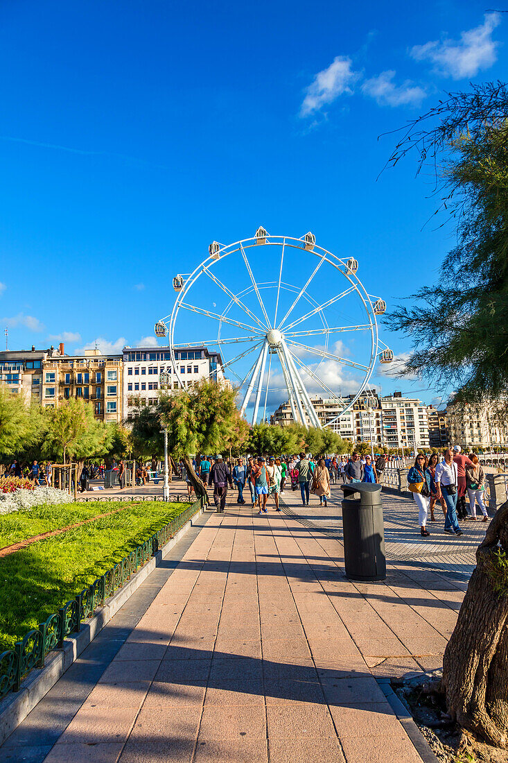 San Sebastian,Spanien - 07. September 2019 - Alderdi-Eder-Park