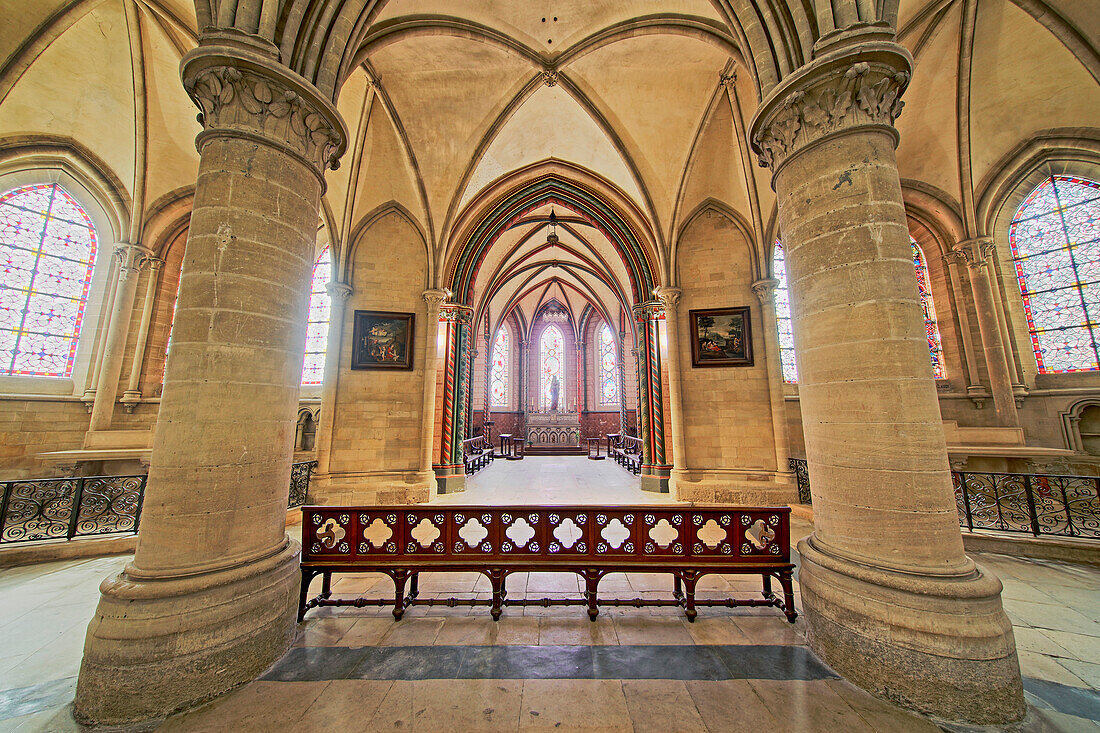 Frankreich. Normandie. Departement Manche. Coutances. Die Kathedrale von Coutances. Die Kapelle der Circata.