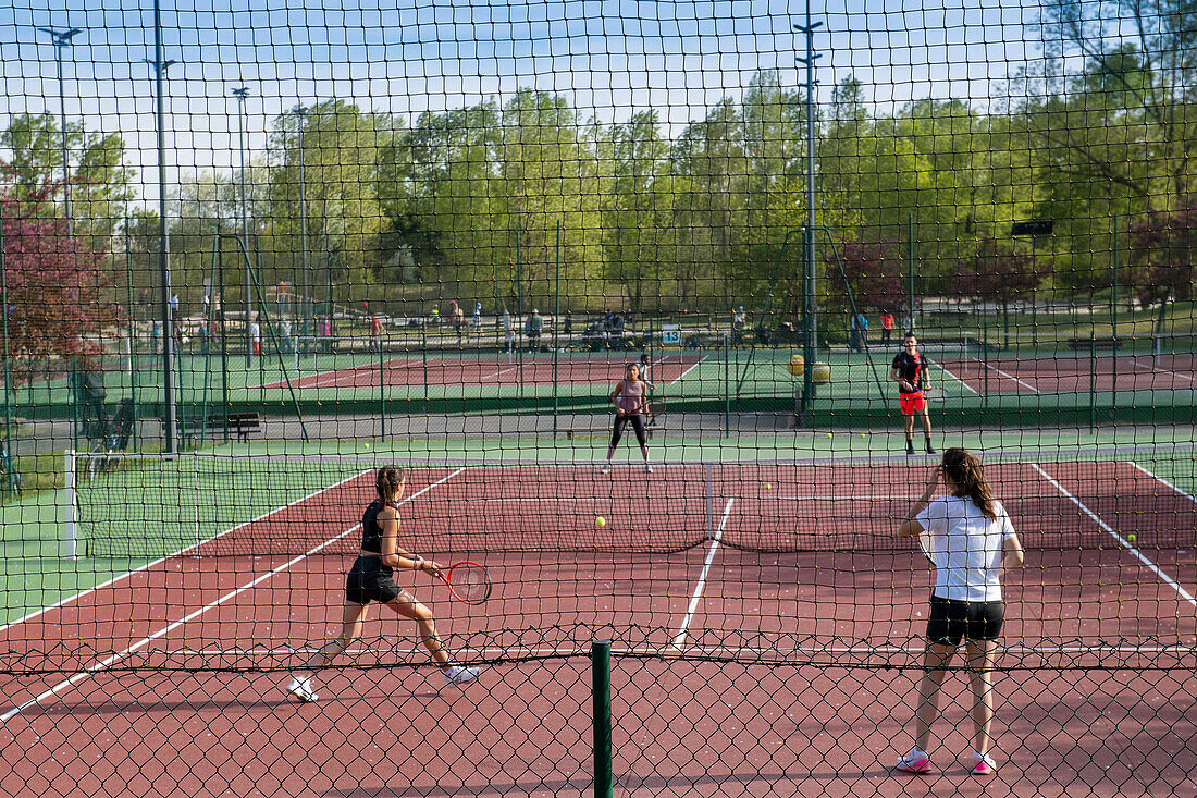 France. Val de Marne. Champigny sur Marne. Tremblay Park. Tennis