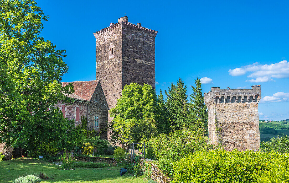 France,Quercy,Lot,Saint Laurent-les-Tours medieval fortress,(12th - 14th century),Historical Monument,Jean Lurcat Workshop-museum (label Maison des Illustres),label Maison des Illustres