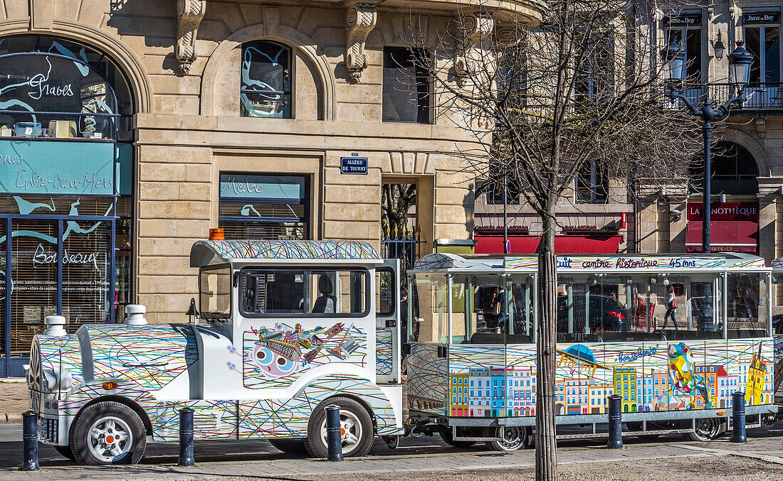 Frankreich,Neu Aquitanien,Bordeaux,Allees de Tourmy,touristischer Entdeckungszug