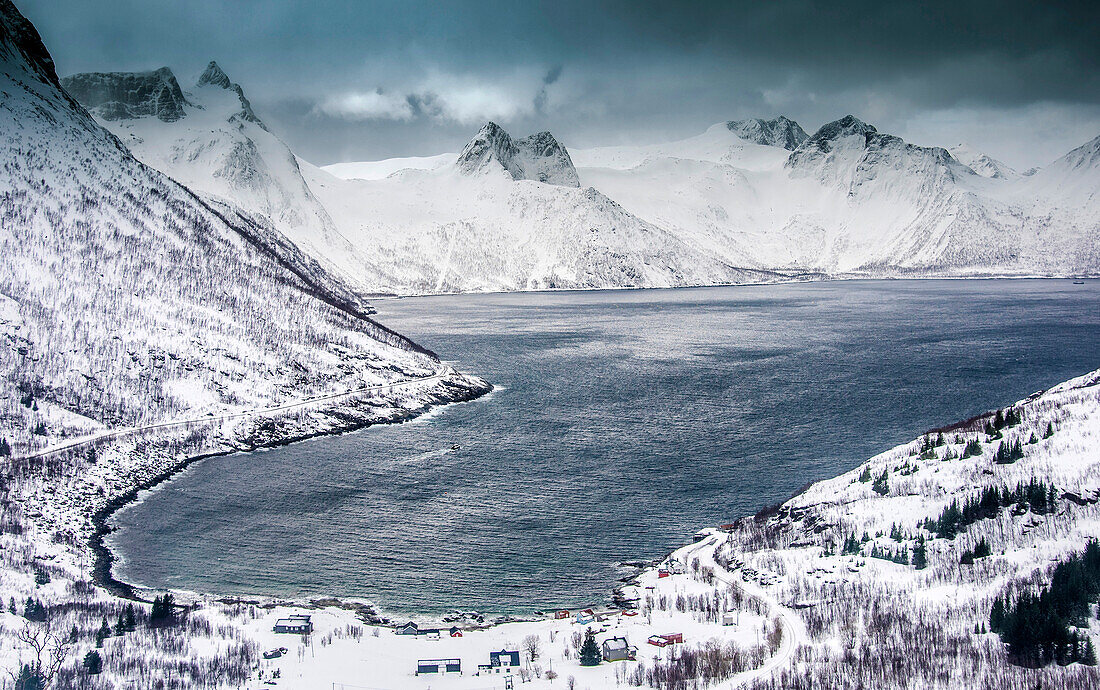 Norwegen,Stadt Tromso,Insel Senja,Fjordgar