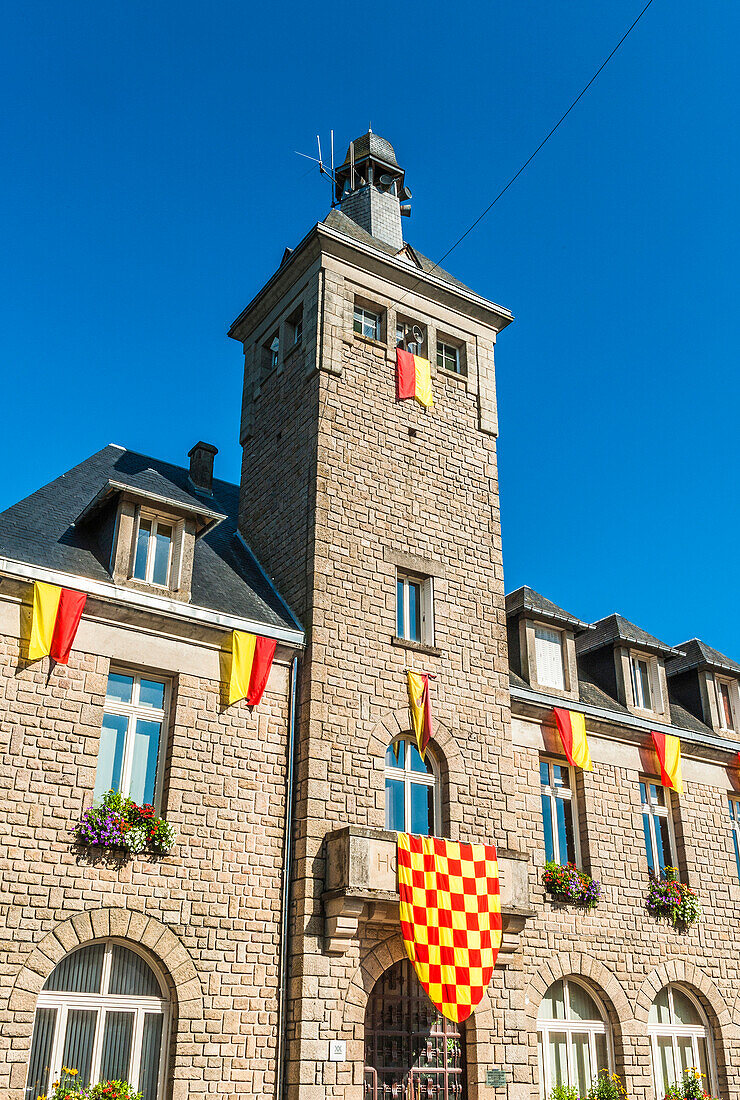 France,Limousin,Correze,Egletons town hall