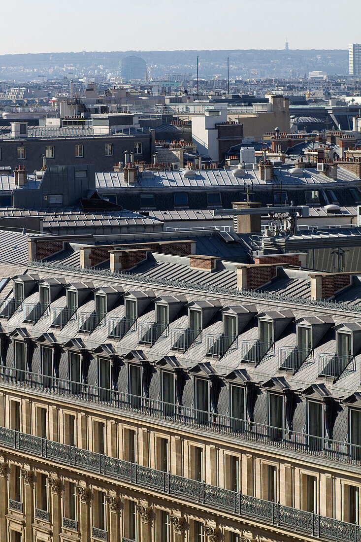 Frankreich,Paris,75,9.Arrondissement,Rue Scribe,Fassade eines haussamesischen Gebäudes