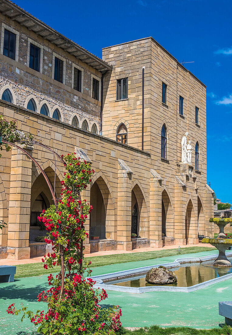 Spain,Rioja,Briones medieval village (Most beautiful village in Spain),sanctuary Santa Maria de la Estrella,hotel