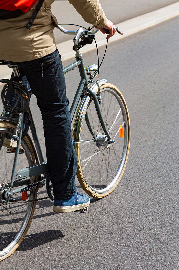 Frankreich,Nantes,44,Cours des 50 Otages,Radfahrer,Mai 2021.