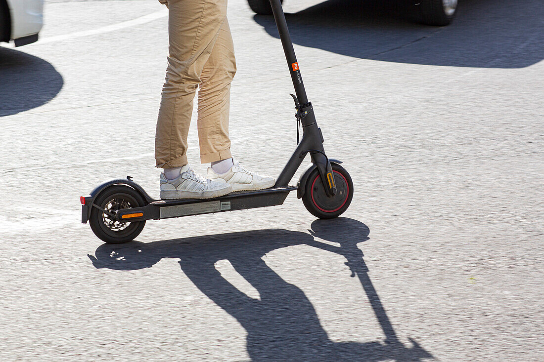 France,Nantes,44,close-up on a scooter