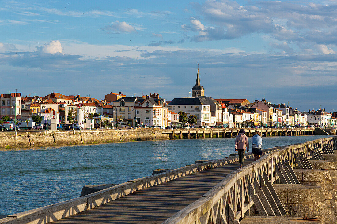 France,Les Sables d'Olonne,85,channel facing the Quai des Boucaniers,La Chaume district.