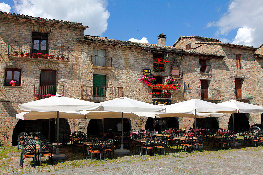 Spain,Aragon,Province of Huesca,Ainsa,medieval village