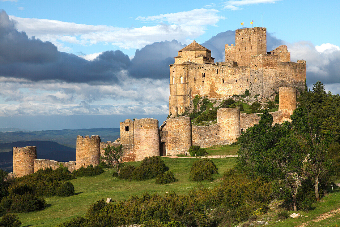 Spain,Aragon,Province of Huesca,Loarre,Loarre castle