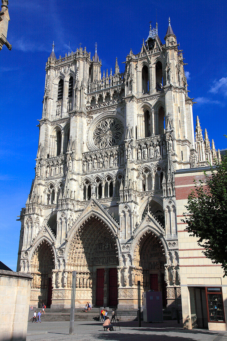 Frankreich,Hauts de France,Departement Somme (80),Amiens,Kathedrale Notre Dame,unesco Welterbe