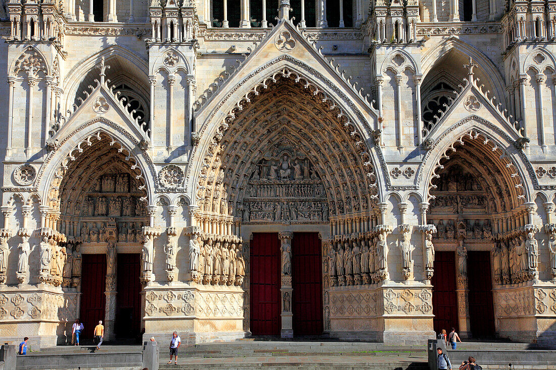 Frankreich,Hauts de France,Departement Somme (80),Amiens,Kathedrale Notre Dame,unesco Welterbe