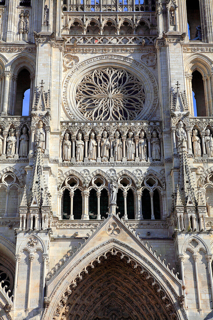 Frankreich,Hauts de France,Departement Somme (80),Amiens,Kathedrale Notre Dame,unesco Welterbe