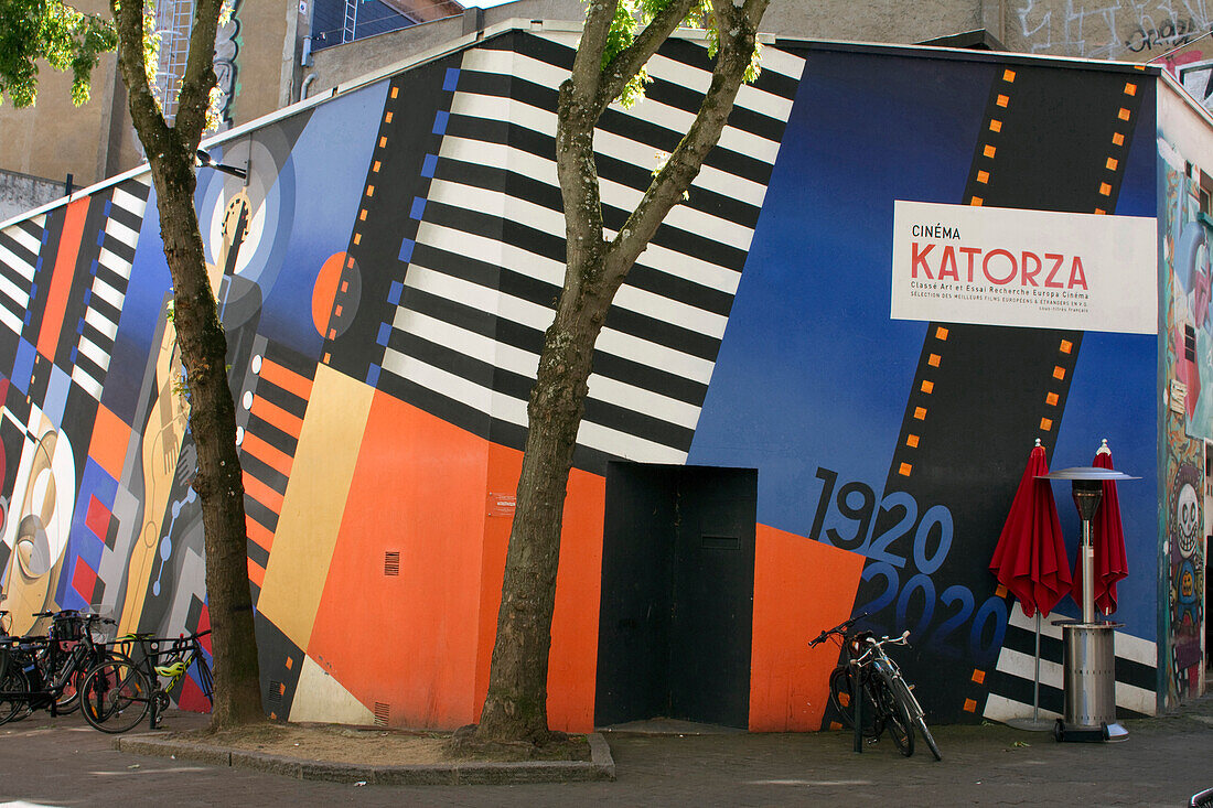 France,Nantes,44,the "Katorza",movie theatre dedicated to art films,classified Art and Essai Recherche Europe Cinema,celebrating its 100th anniversary in 2019