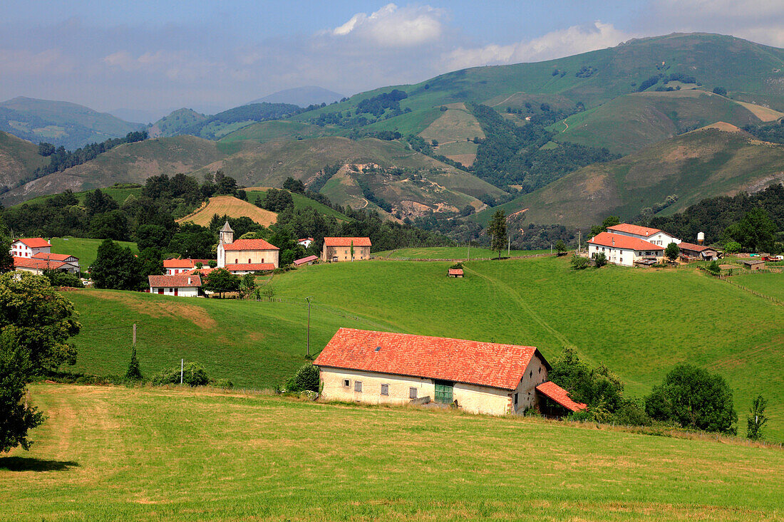 France,Nouvelle Aquitaine,Pyrenees atlantiques (64),Pays basque,basse navarre,les Aldudes (Saint Etienne de Baigorry area)