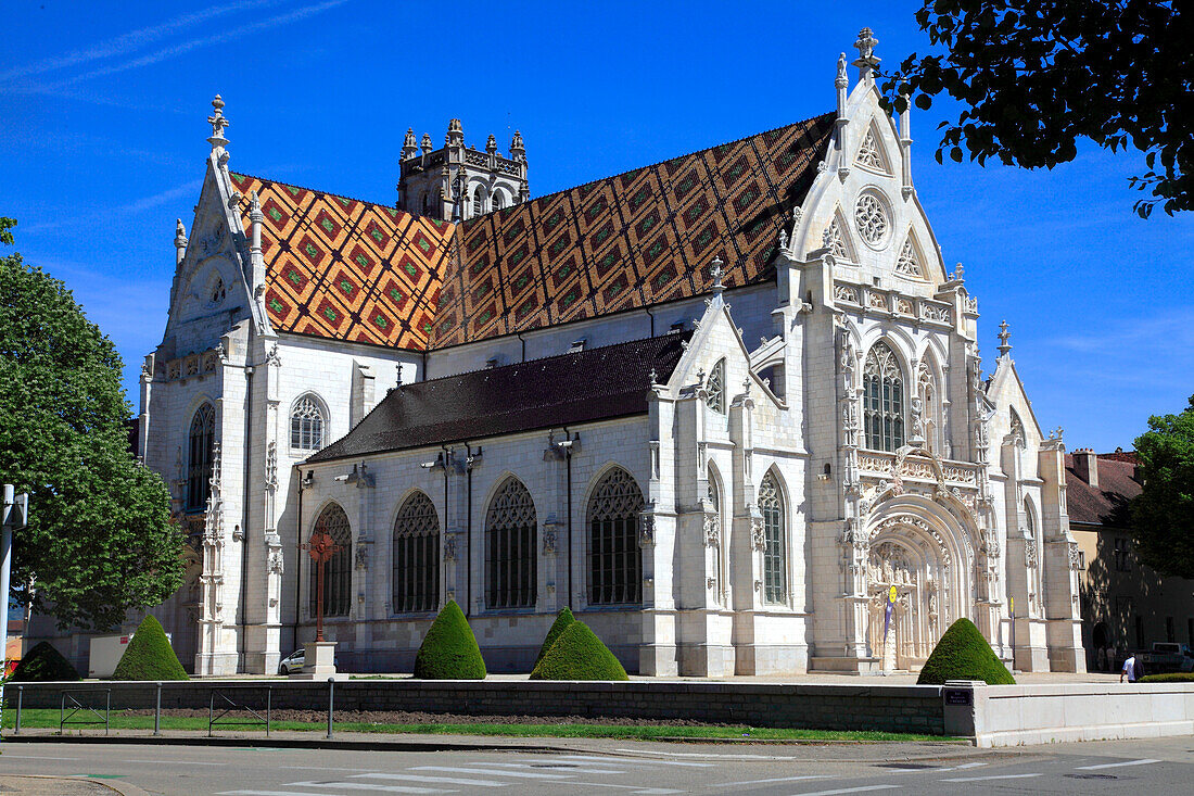 Frankreich,Auvergne Rhone Alpes,Ain department (01),Bourg en Bresse,Brou monastery